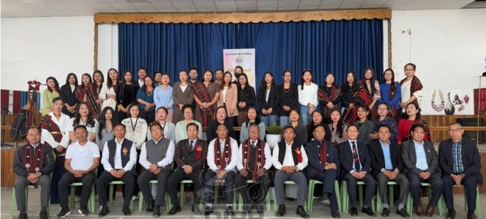 Sümi Literature Board members with officials and participants during the inauguration of Sütsa Academy at Mt Olive College, Kohima on March 26. (DIPR Photo)